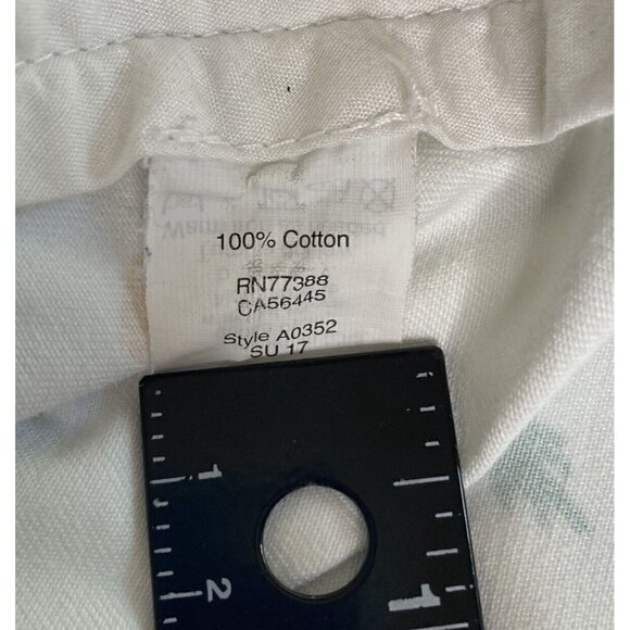 J Crew Gramercy Mens 33 Bermuda Shorts White Pineapple Print Golf Athleisure - Picture 9 of 15